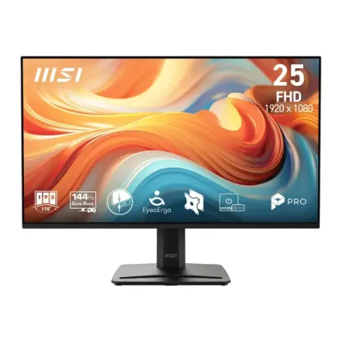 MSI PRO MP251 E14A Monitor — 24.5", FHD IPS, 144Hz