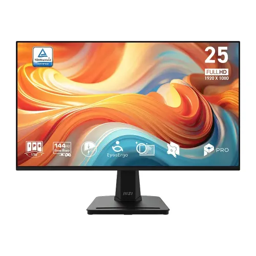 MSI PRO MP251 E14L Monitor — 24.5" FHD IPS, 144Hz