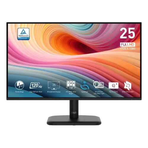 MSI PRO MP251L E2 Business Monitor — 24.5" FHD IPS, 120Hz, 1ms