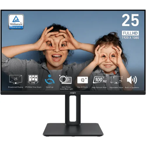 MSI PRO MP251P 24.5" IPS Monitor — 100Hz, 1ms, FHD