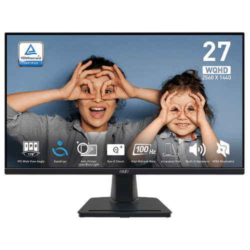 MSI PRO MP275Q Monitor — 27", WQHD IPS, 100Hz