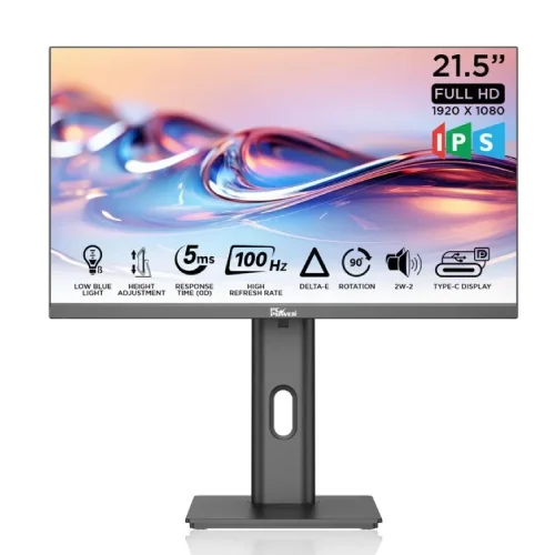 PC Power PCM22FRX Monitor — 21.5" IPS FHD, 100Hz