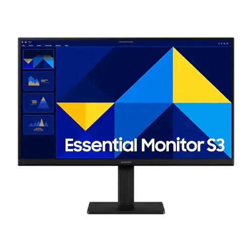 Samsung LS24D300GAW Monitor — 23.8" FHD IPS, 100Hz