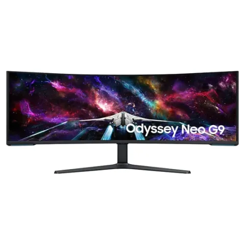 Samsung Odyssey Neo G9 LS57CG950NWXXL Curved Gaming Monitor — 57" Dual 4K UHD, 240Hz, 1ms