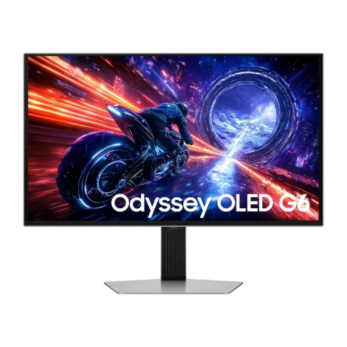 Samsung Odyssey OLED G6 G60SF Gaming Monitor — 27", 2K QHD, 500Hz