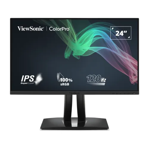 ViewSonic ColorPro VP2456A Monitor — 24" FHD IPS, 120Hz
