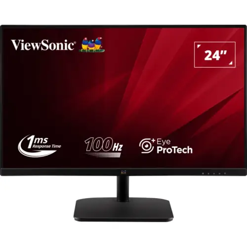 ViewSonic VA2432-MHD Monitor — 24" FHD IPS, 100Hz