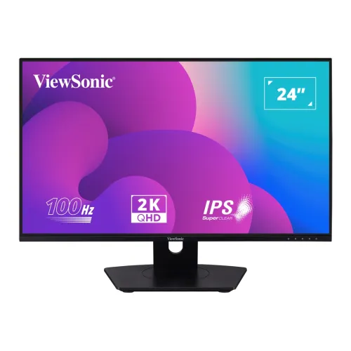 ViewSonic VX2480-2K-SHD-2 Monitor — 24" IPS QHD, 100Hz