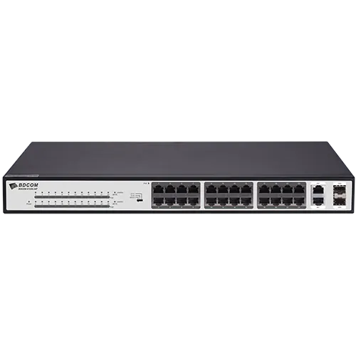 BDCOM S1226-24P Unmanaged PoE Switch — 24 Ports