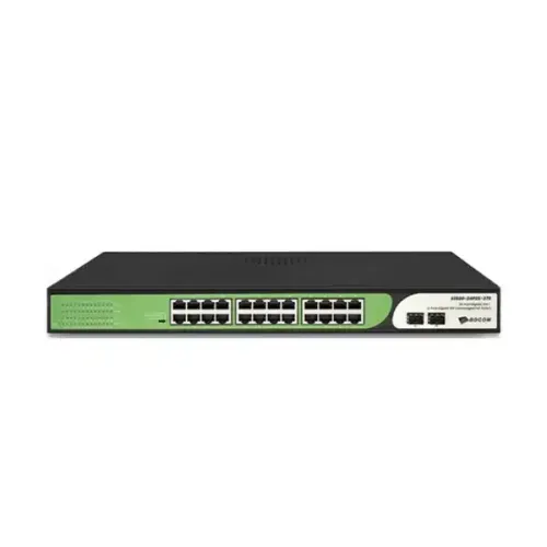 BDCOM S1500-24P2S-370 Unmanaged PoE Switch — 24-Port