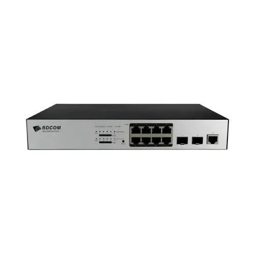 BDCOM S2500-8P2S Gigabit PoE Switch — 8 Port