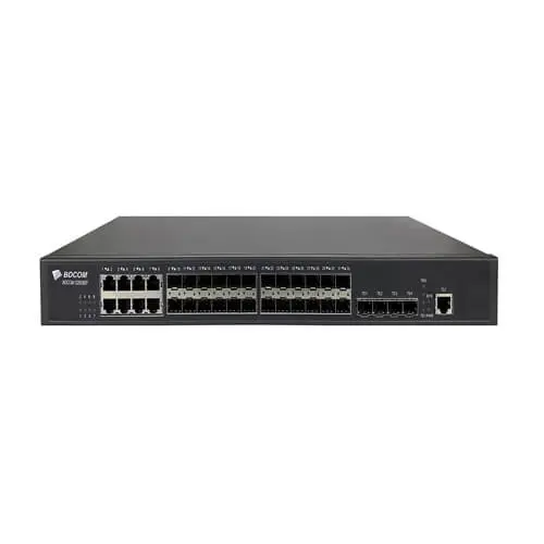 BDCOM S2928EF-2AC 1U-Rackmount Switch — 24-Port SFP, 3-Layer