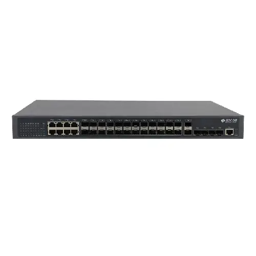 BDCOM S3938F L3 Managed Switch — 24-Port Gigabit SFP and 8-Port Gigabit TX