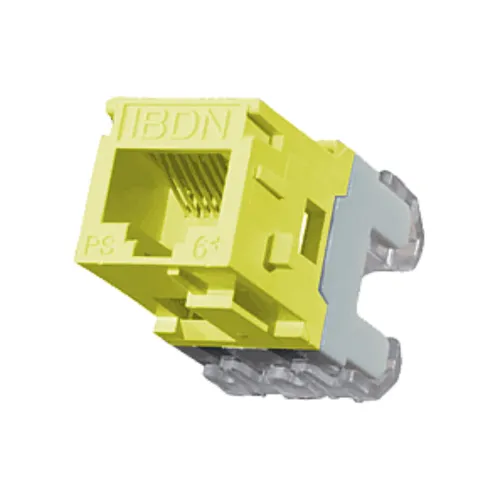 Belden AX101069 RJ45 Modular Jack — CAT 6, Yellow