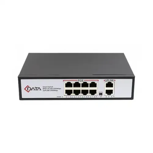 C-Data CS2082G-POE Gigabit Ethernet Unmanaged PoE Switch — 8 Port