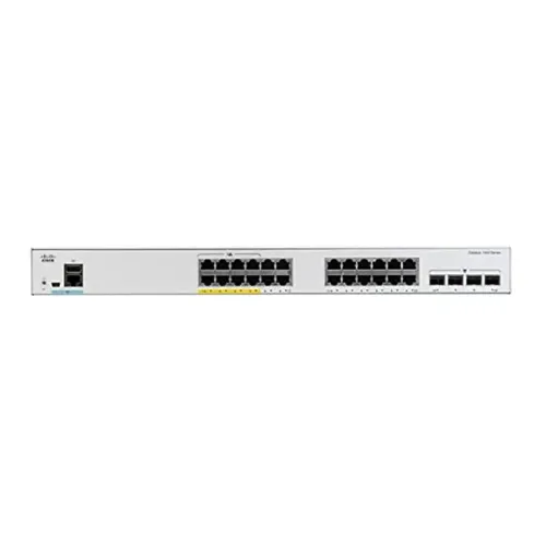 Cisco C1000-24FP-4G-L Managed Switch — 24 Port Gigabit, PoE+ Compliant