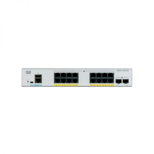 Cisco Catalyst C1000-16P-2G-L Managed Switch — 16-Port PoE Ethernet