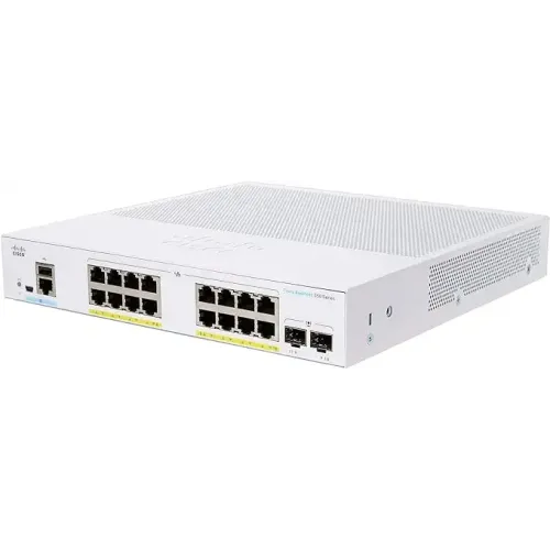Cisco CBS350-16P-2G-UK L3 Managed PoE Switch — 16 Port GE