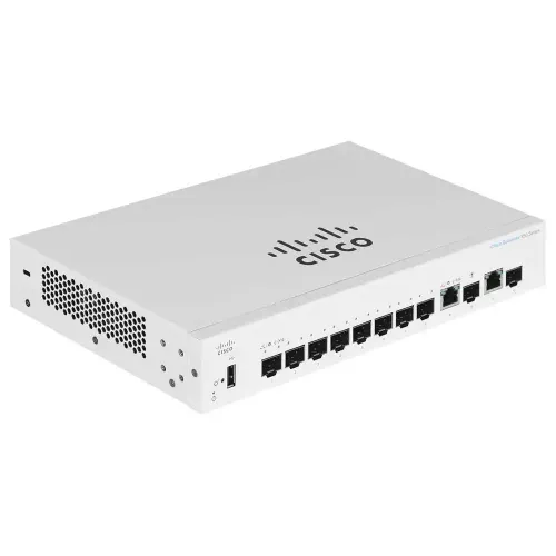 Cisco CBS350-8S-E-2G-EU Managed Switch — 10-Port, Gigabit