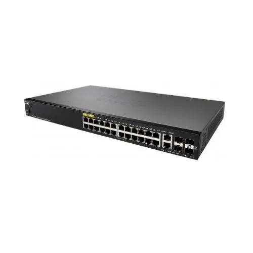Cisco SF350-24 Managed Switch — 10/100, 24 Port