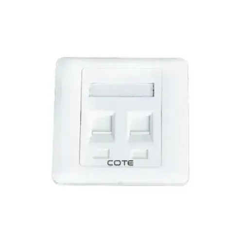 COTE CFP-2102 Face Plate — Double Port