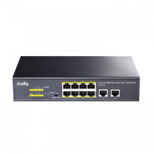 Cudy FS1010P Unmanaged Switch — 8 Port PoE+