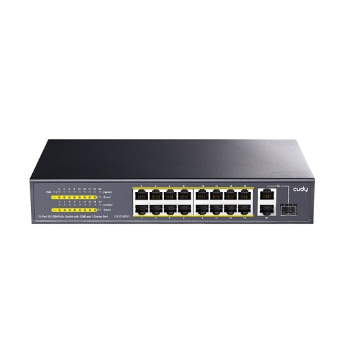 Cudy FS1018PS1 PoE+ Unmanaged Switch — 16 Port