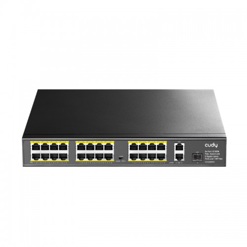 Cudy FS1026PS1 Gigabit PoE+ Unmanaged Switch — 24-Port