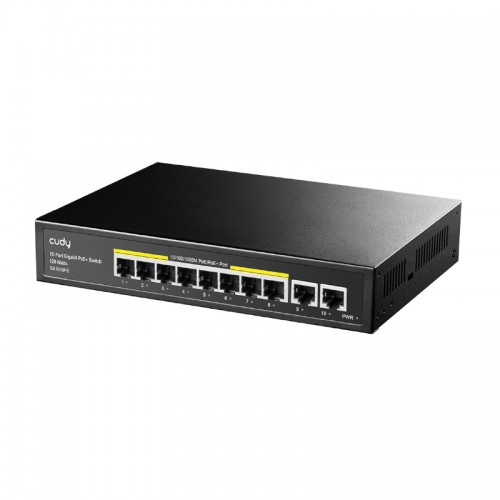 Cudy GS1010PE Gigabit PoE+ Switch — 8-Port