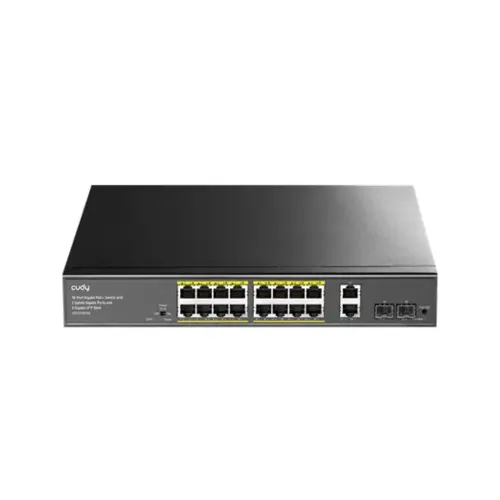 Cudy GS1018PS2 Gigabit PoE Switch — 16-Port with 2 GbE and 2 SFP Port
