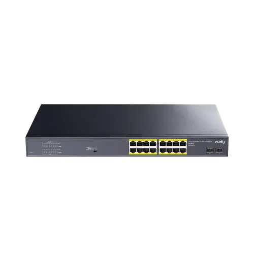 Cudy GS1020PS2 PoE+ Switch — 16-Port Gigabit, 2x Gigabit SFP Ports