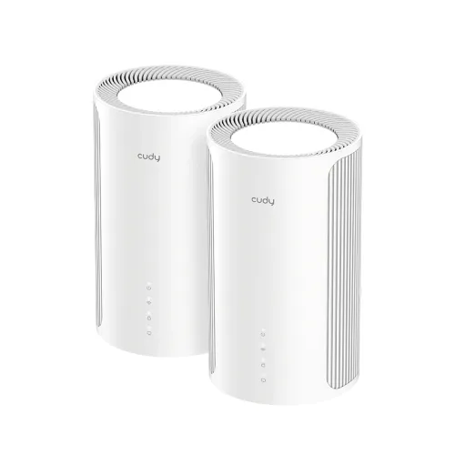 Cudy M11000 Tri-Band Wi-Fi 7 Mesh Router — BE11000, 2-Pack