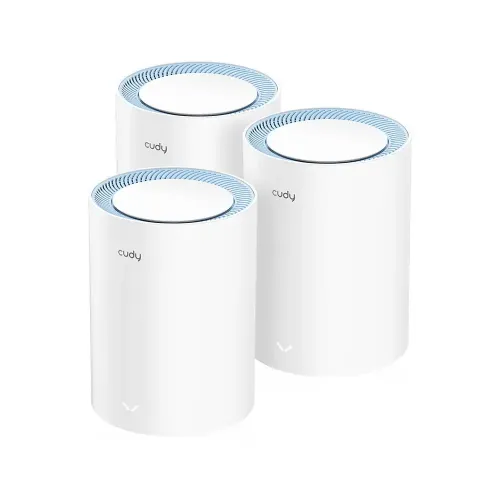 Cudy M1200 Mesh Router — AC1200, Dual Band (3 Pack)