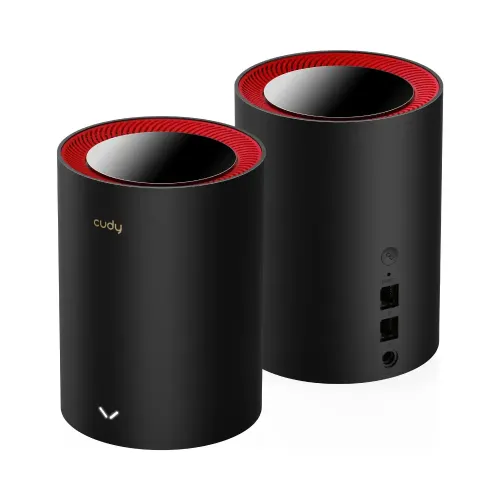 Cudy M3000 Dual Band Wi-Fi 6 Mesh Router — AX3000, 2.5G (2 Pack)