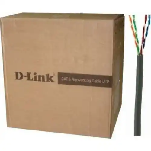 D-Link CAT 6 UTP Cable — 305M, 23AWG, Grey (Original)