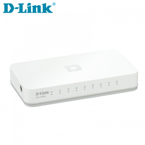 Dlink DES-1008C Unmanaged Switch — 8 Port, 10/100