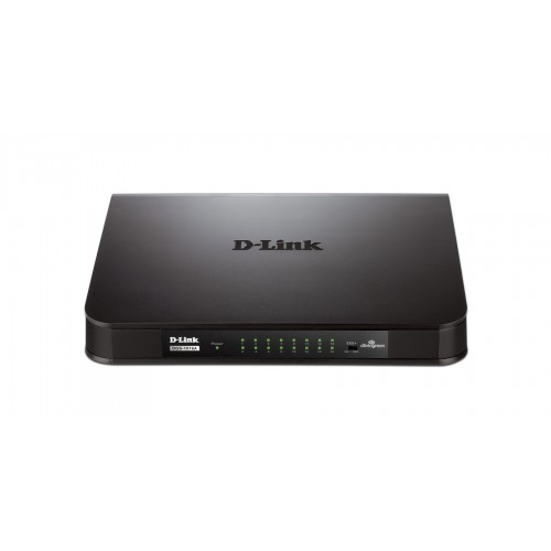 D-Link DES-1016A Unmanaged Switch — 16-Port 10/100M