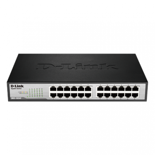 D-Link DGS-1024C Unmanaged Switch — 24-Port 10/100/1000Base