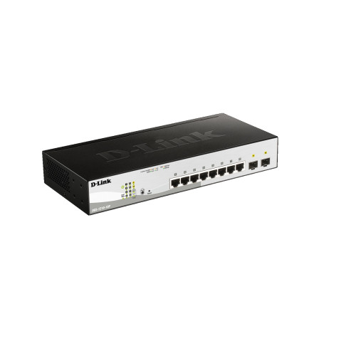 D-Link DGS-1210-10P Gigabit Switch — 8 Port