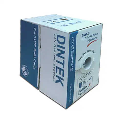 Dintek 1101-04007CH Cat6 23AWG UTP Solid Cable — 305 Meter