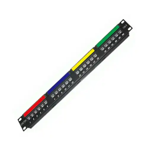 Dintek 1406-00011PC6 Modular Patch Panel — Cat6, 24-Port