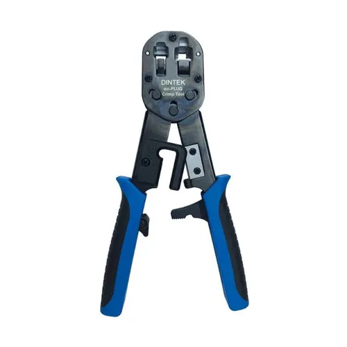 Dintek 6102-01021 Passthrough RJ45 Plug Crimping Tool — All-in-One