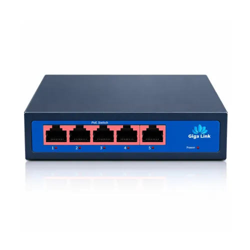 Gigalink RR-GM41D PoE Switch — 4 Port