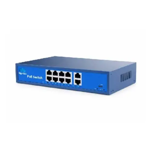 Gigalink RR-GQ81BSF Gigabit PoE Switch — 8 Port