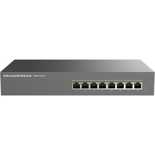 Grandstream GWN7701PA Network Switch — 8 Port Gigabit PoE