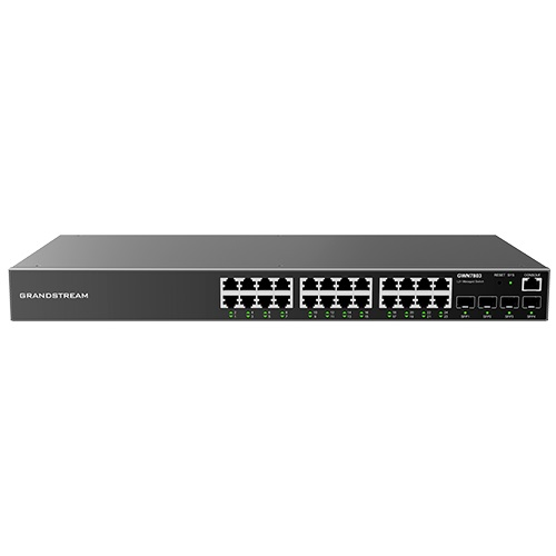 Grandstream GWN7803 Managed Network Switch — 24 Port Gigabit Layer 2+