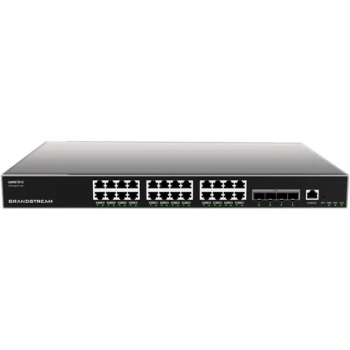 Grandstream GWN7813 Layer 3 Managed Network Switch — 24-Port