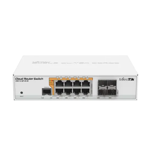 Mikrotik CRS112-8P-4S-IN Gigabit PoE Smart Switch — 8-Port