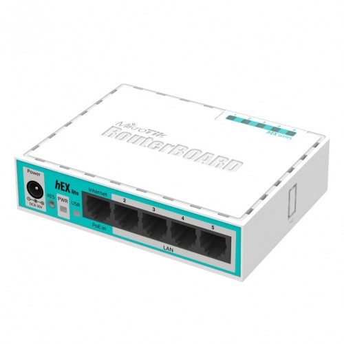 Mikrotik Hex Lite RB750R2 Router — Plastic Body