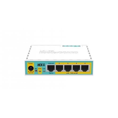 Mikrotik RB750UPr2 hEX PoE Lite Ethernet Router — 5-Port